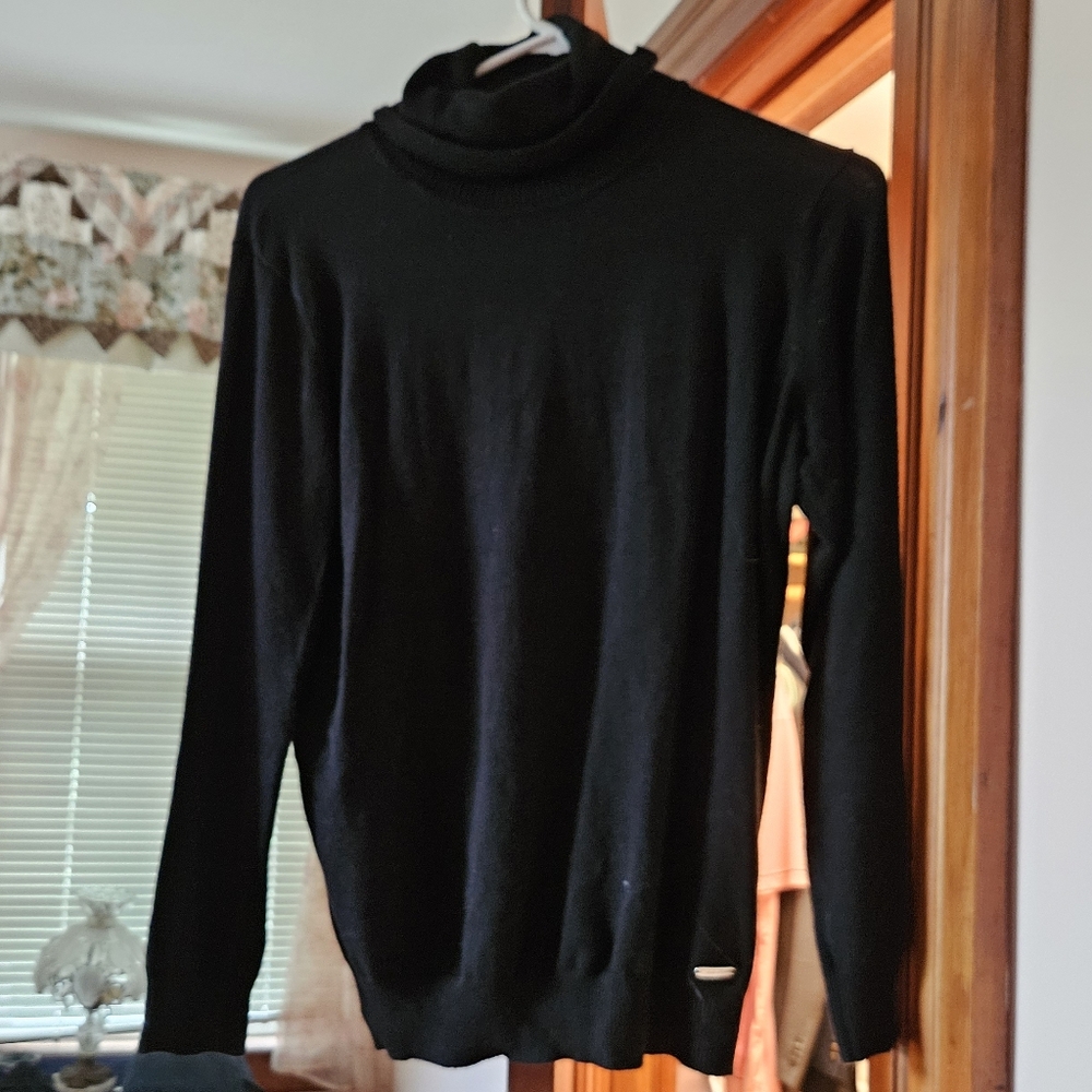Black turtleneck